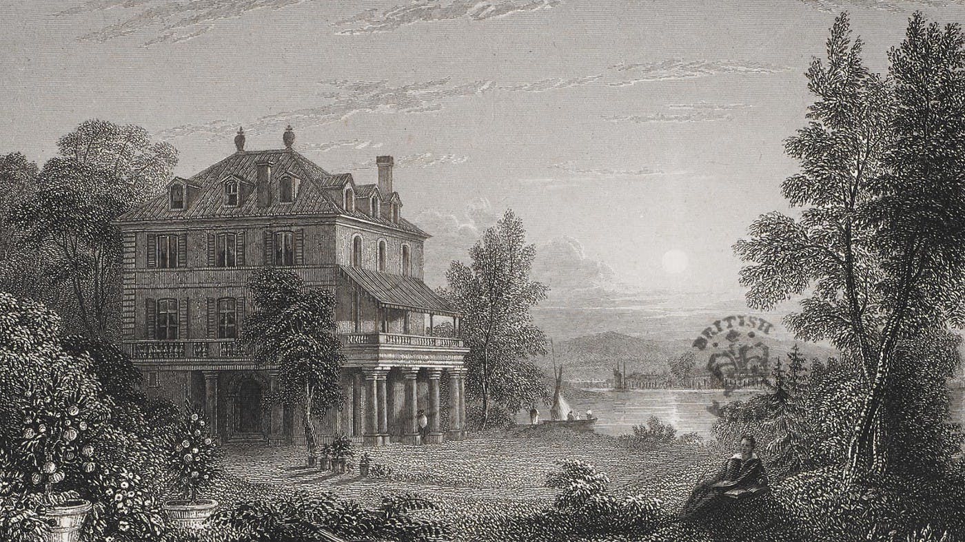 Villa Diodati by Lake Geneva - Where Mary Shelley conceptualised "Frankenstein."